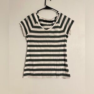 Loft Women’s Striped Short Sleeve T Shirt Size Small